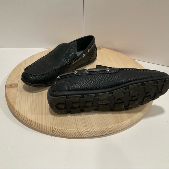 Used Like New GBX Ludlam Black Slip On Loafer‎ Driving Shoes Men Size 10M - Picture 6 of 6